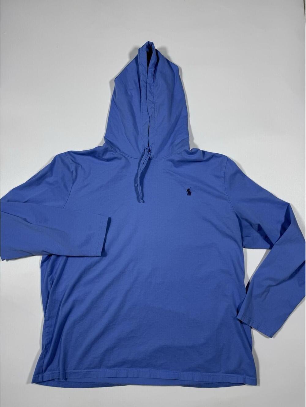 Polo Ralph Lauren Hooded Long Sleeve T-Shirt Blue Men’s XXL